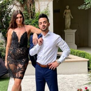 Nadine Merabi Talia Black Dress